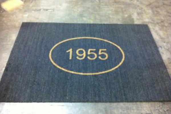 Cocoa matting logo mat