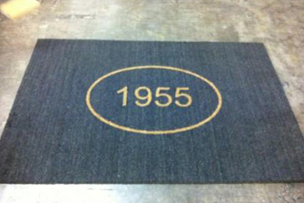Cocoa matting recess well mat