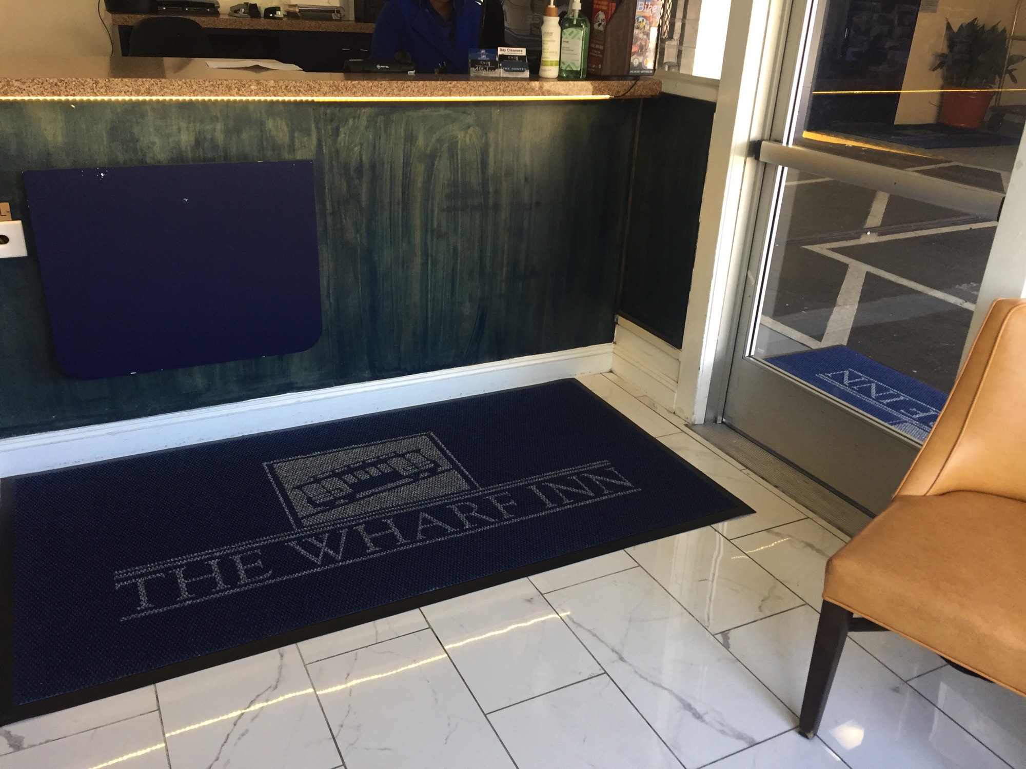 Custom Proform matting and carpet in an elegant entrance