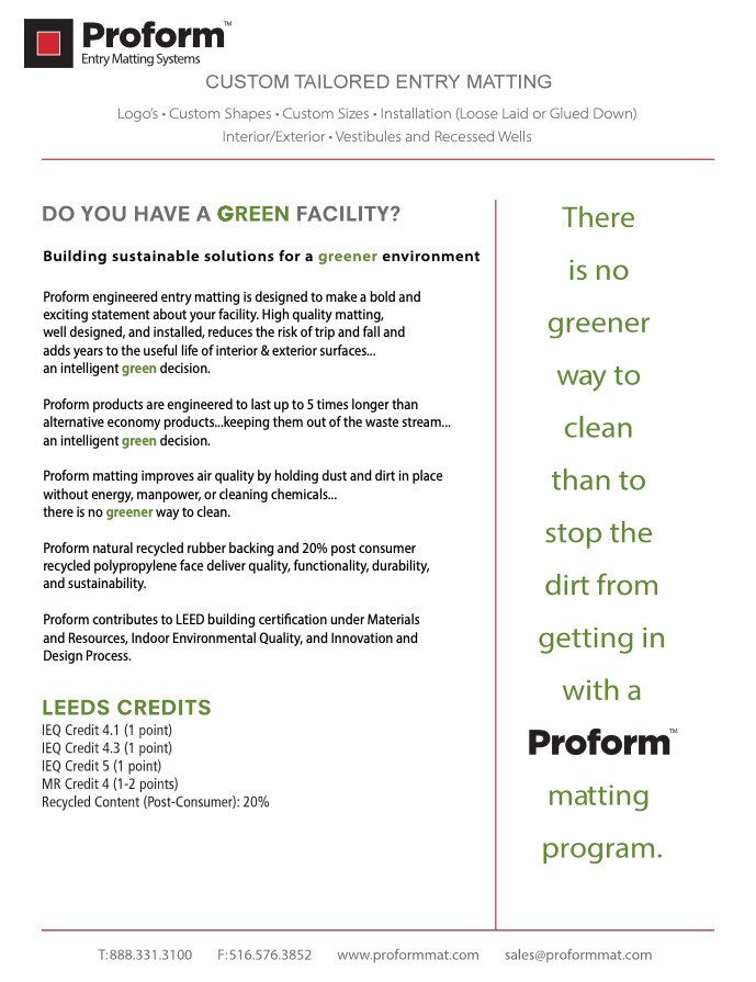 Do You Have a Green Facility brochure cover